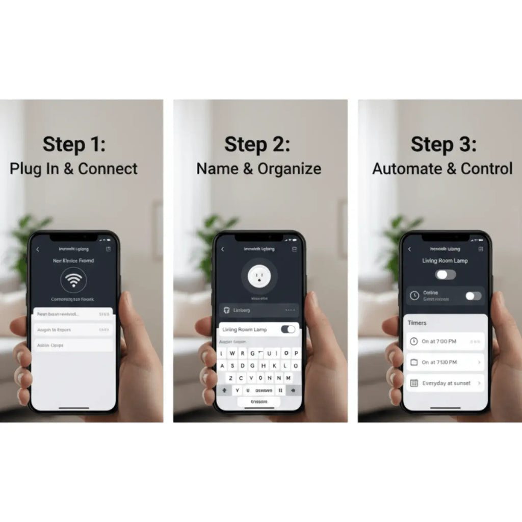 Runder WLAN Smart Plug