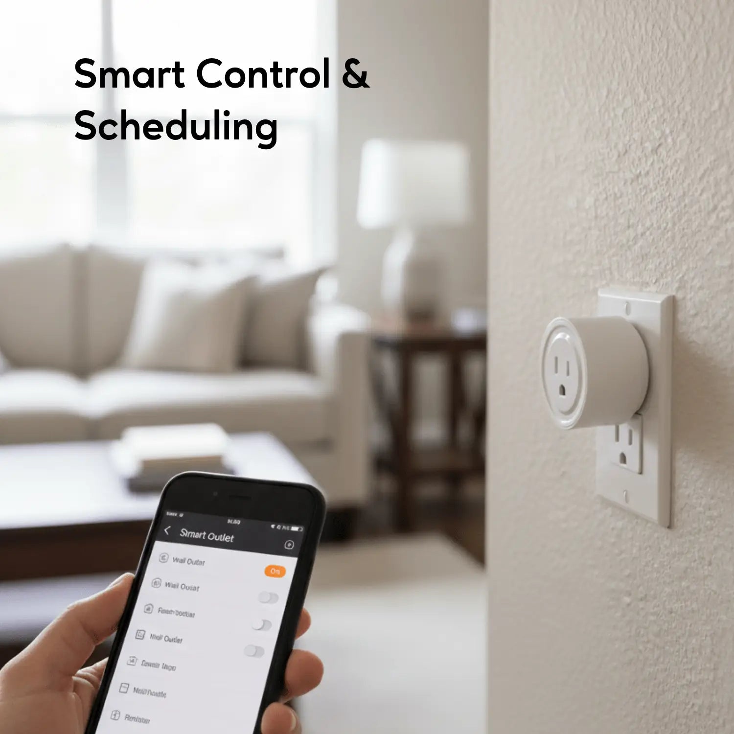 Runder WLAN Smart Plug