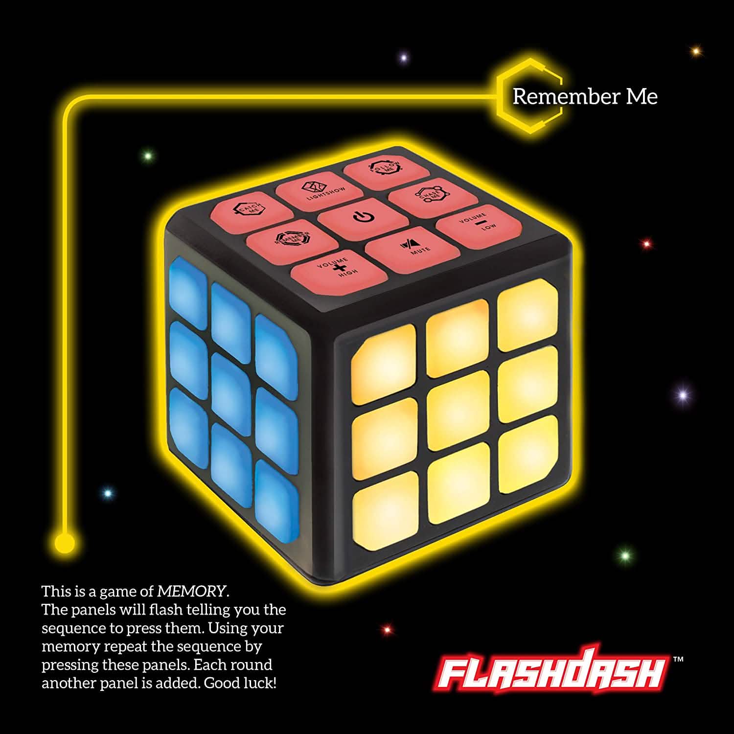 Winning Fingers Flashing Cube Elektronisches Gedächtnis- und Gehirnspielzeug