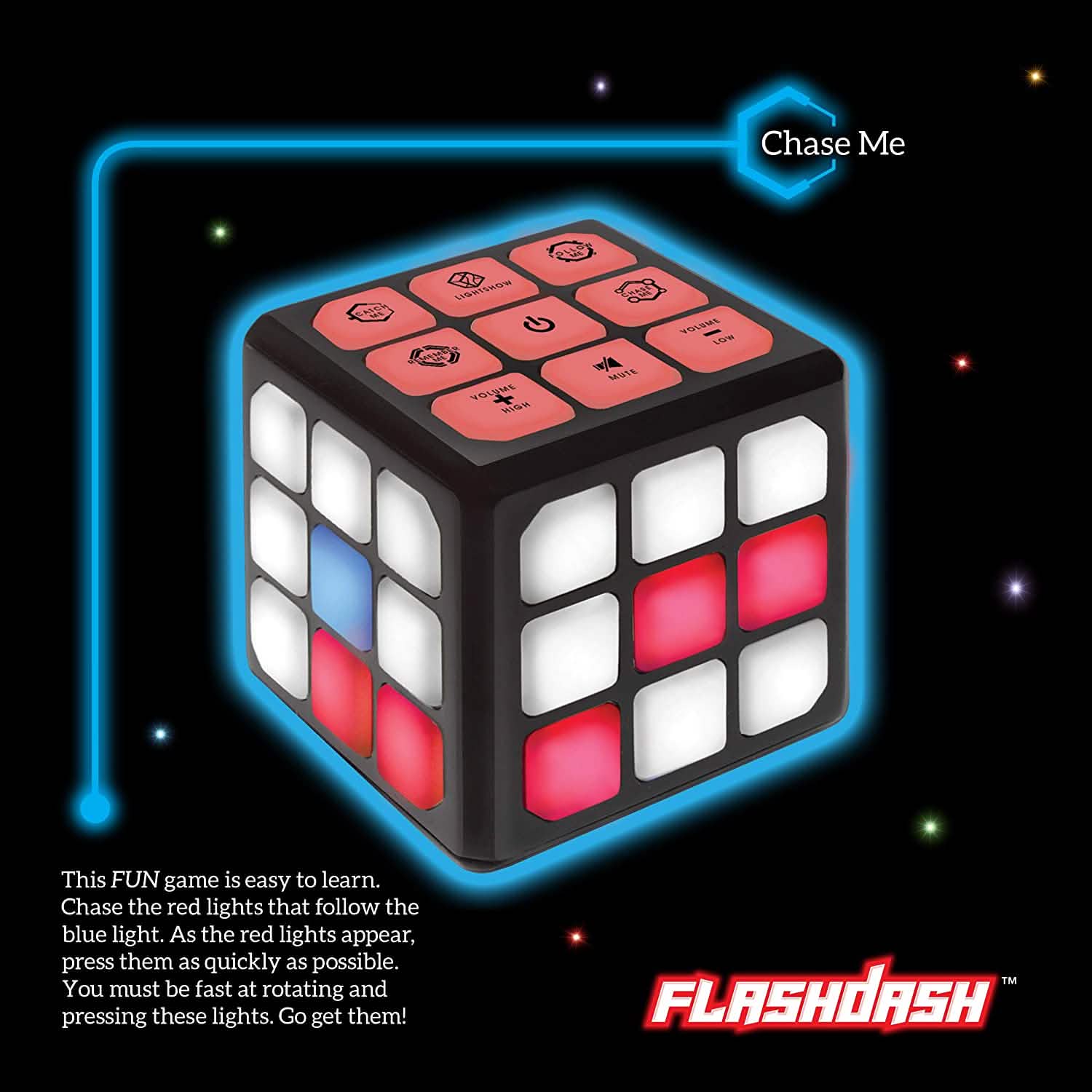 Winning Fingers Flashing Cube Elektronisches Gedächtnis- und Gehirnspielzeug